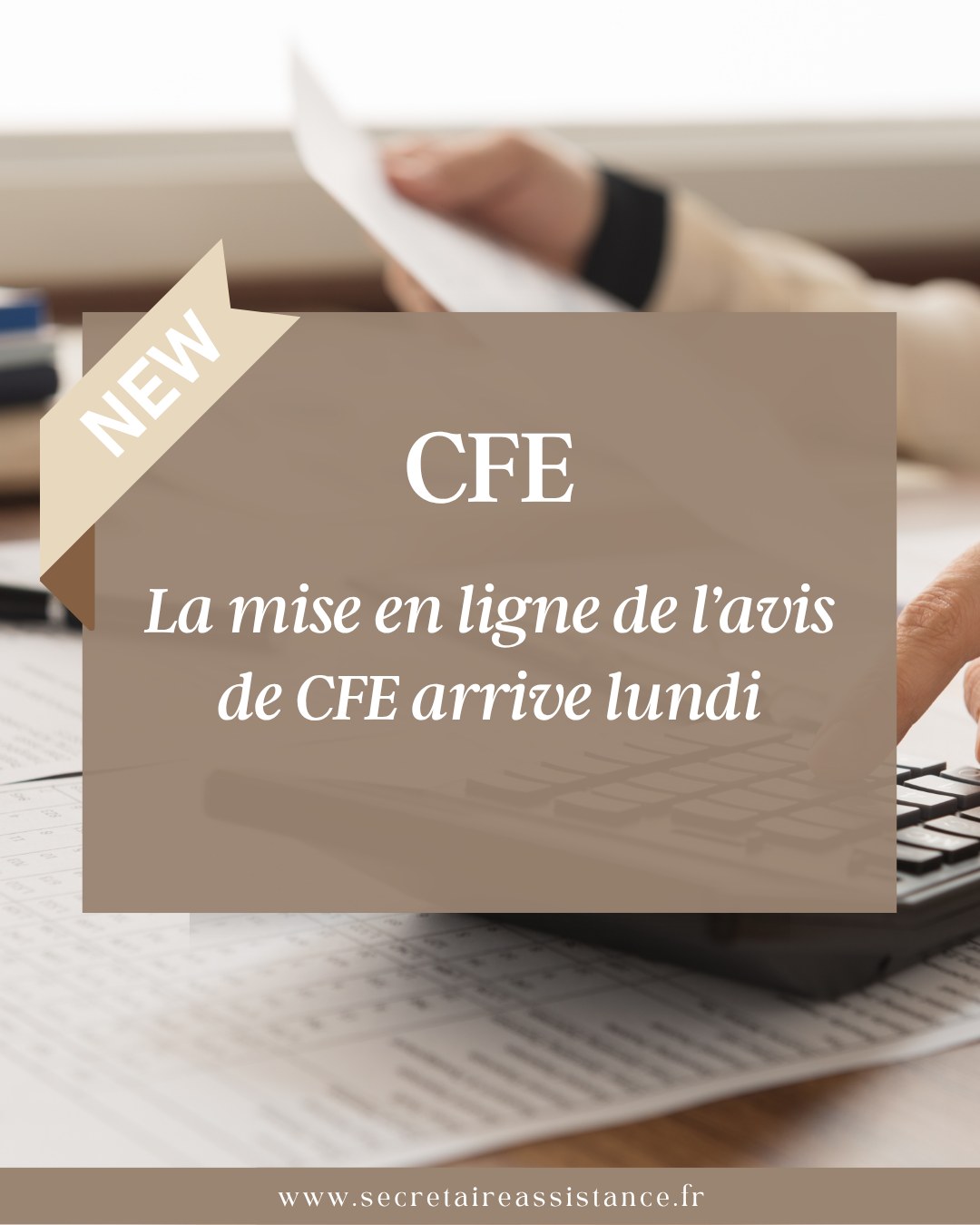 L'avis de CFE arrive en ligne sur votre espace pro des impôts ! 